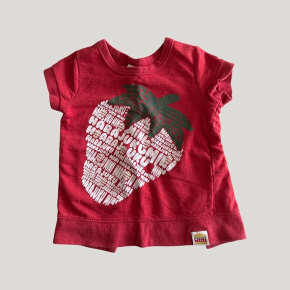 Harajuku Lovers Other - Vintage Harajuku Mini x Target Strawberry Y2K Tee Girls Size XS 4-5